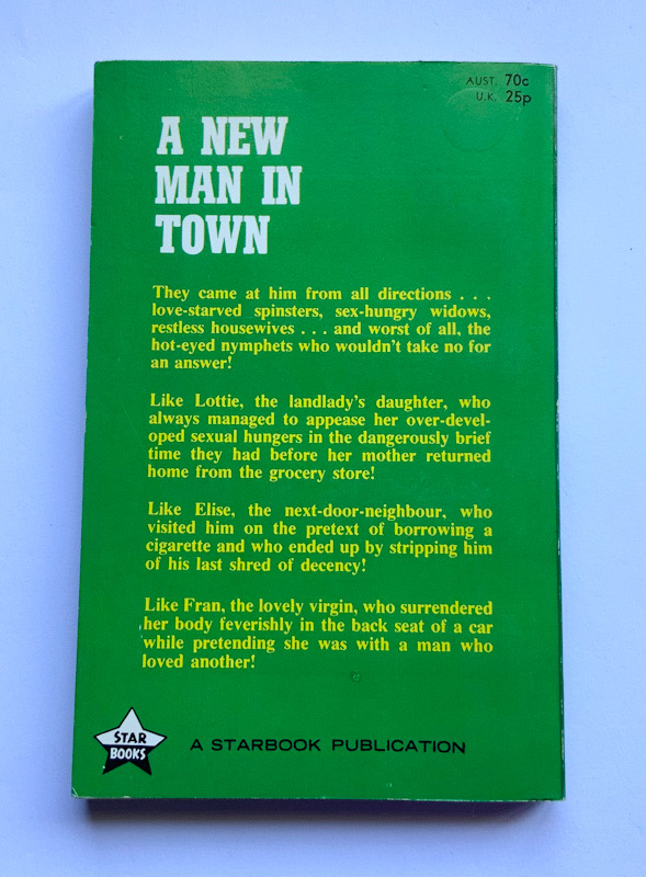 OPEN HOUSE Australian sleaze pulp fiction paperback book 1960s